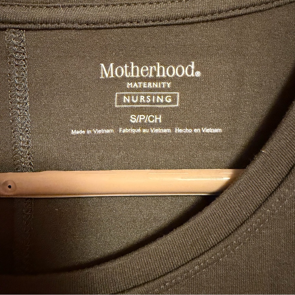 Motherhood Maternity‎ Olive Long Sleeve Top small - Picture 5 of 5